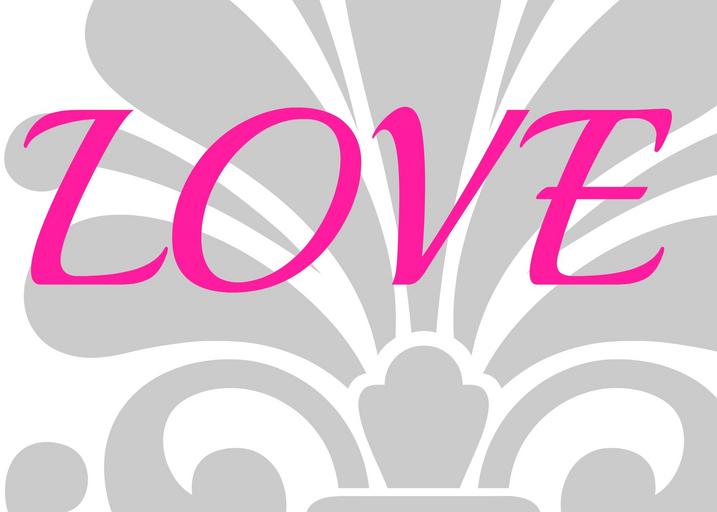 Love, láska, grafický dizajn